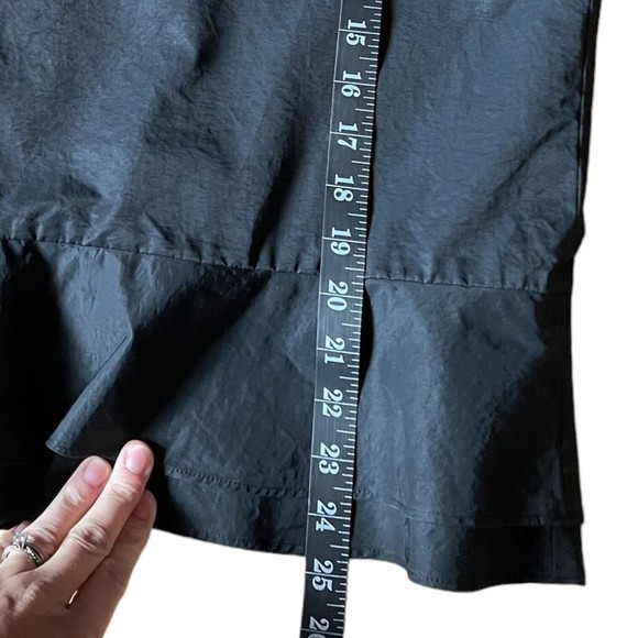 British India Black Skirt Ruffle Bottom Trumpet Style w/ Flounce Women's Size 9 - Picture 11 of 11